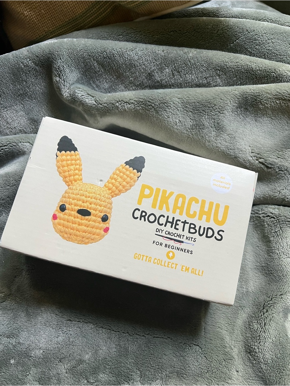 Pikachu CrochetBuds DIY Kit - Yellow Pikachu Crochet Plush